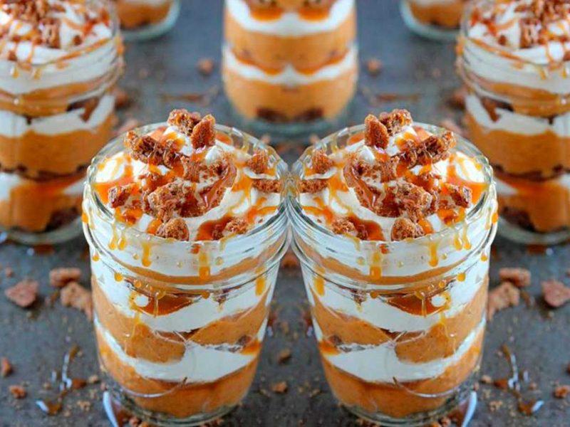 Cheesecake Καραμέλα σε βάζο με Πλούσια Γεύση - womanoclock