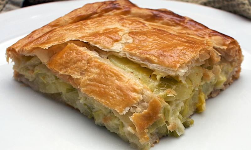 Πρασόπιτα με Σπιτικό Φύλλο