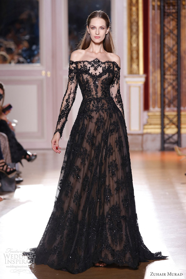 zuhair-murad-couture-fall-winter-2012-2013-black-lace-off-shoulder-gown