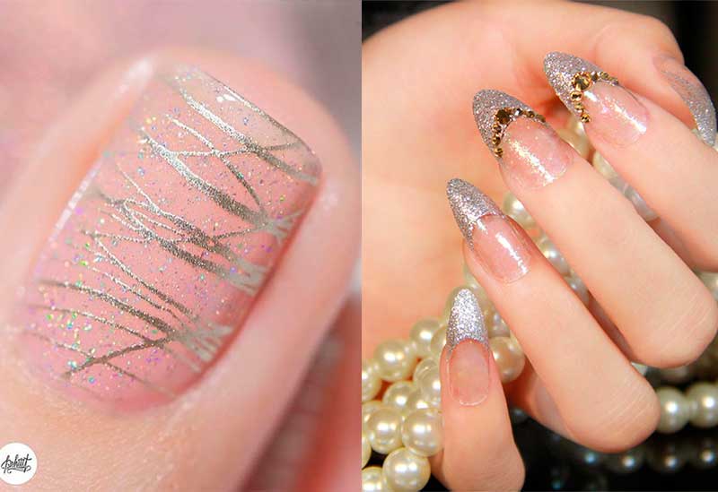 Εντυπωσιακά Νυφικά Νύχια - Επιλογές-χωρίς Λευκό