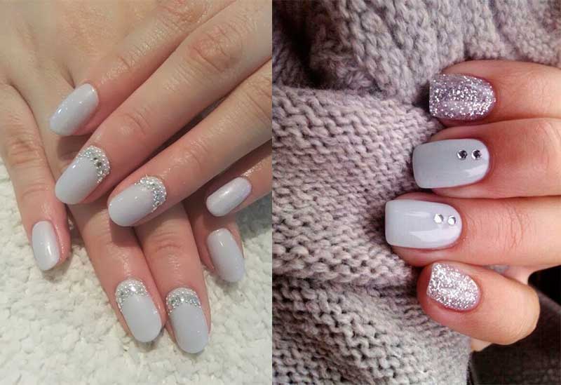 Εντυπωσιακά Νυφικά Νύχια - Επιλογές-χωρίς Λευκό