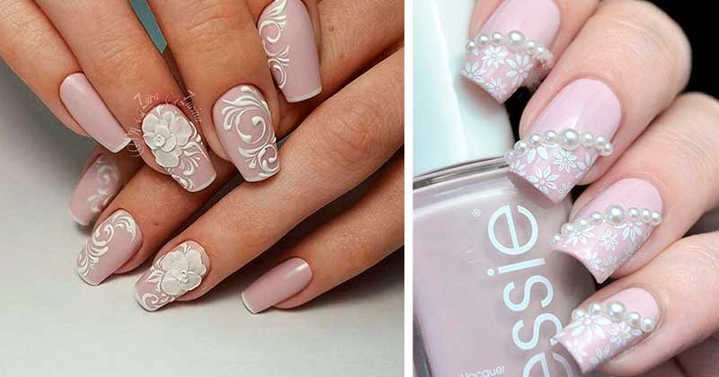 Εντυπωσιακά Νυφικά Νύχια - Επιλογές-χωρίς Λευκό