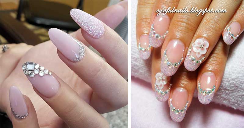 Εντυπωσιακά Νυφικά Νύχια - Επιλογές-χωρίς Λευκό