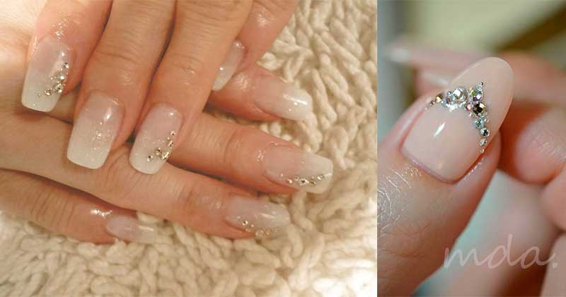 Εντυπωσιακά Νυφικά Νύχια - Επιλογές-χωρίς Λευκό