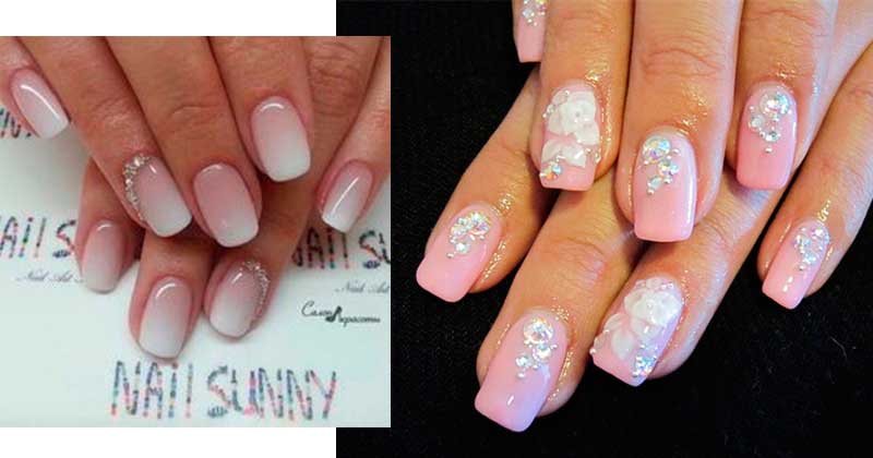 Εντυπωσιακά Νυφικά Νύχια - Επιλογές-χωρίς Λευκό