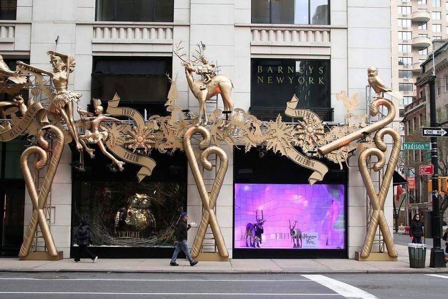 Χριστουγεννιάτικη Διακόσμηση Βιτρίνας