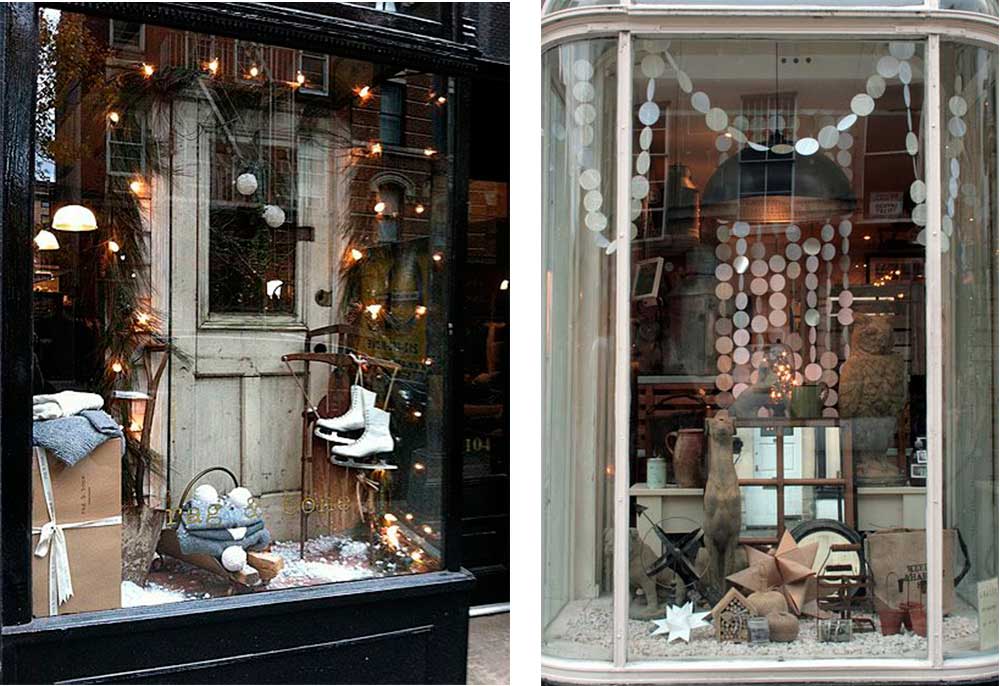 Χριστουγεννιάτικη Διακόσμηση Βιτρίνας