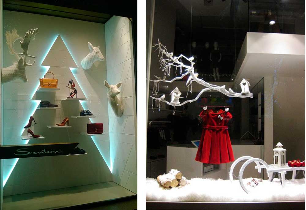 Χριστουγεννιάτικη Διακόσμηση Βιτρίνας