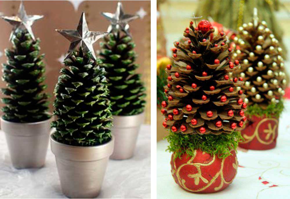 Χριστουγεννιάτικη Διακόσμηση με Κουκουνάρια