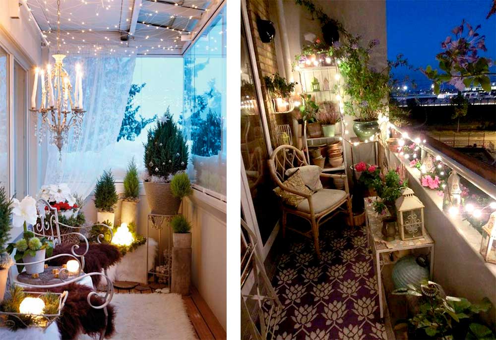 Χριστουγεννιάτικη Διακόσμηση Μπαλκονιού