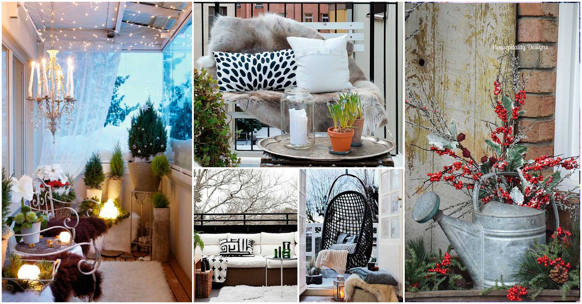 Χριστουγεννιάτικη Διακόσμηση Μπαλκονιού