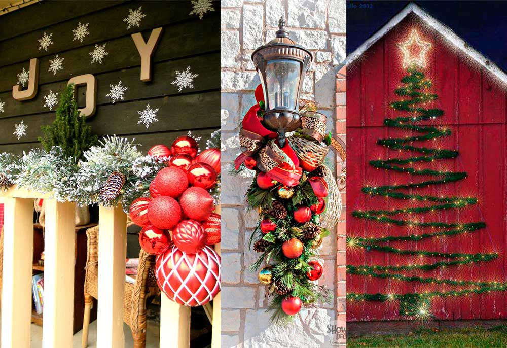 Χριστουγεννιάτικη Διακόσμηση Μπαλκονιού