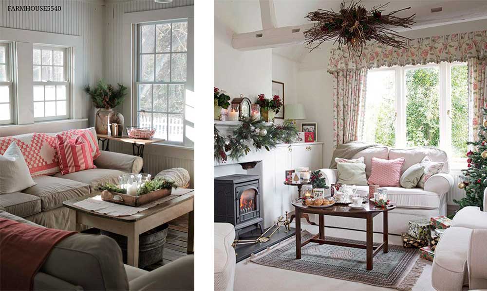 Χριστουγεννιάτικη Διακόσμηση για Τραπέζι Σαλονιού