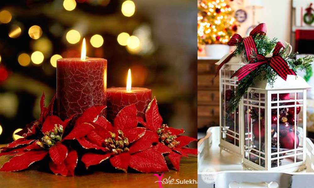 Χριστουγεννιάτικη Διακόσμηση για Τραπέζι Σαλονιού