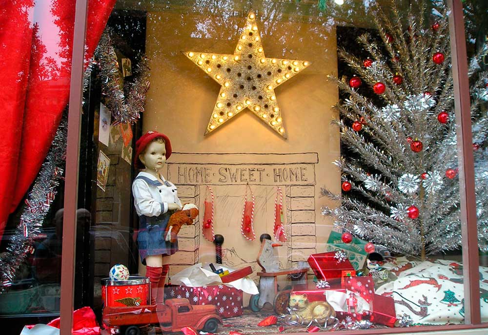 Χριστούγεννα Διακόσμηση Βιτρίνας