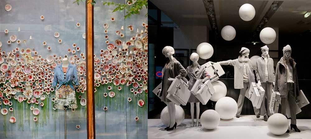 Χριστουγεννιάτικη Διακόσμηση Βιτρίνας