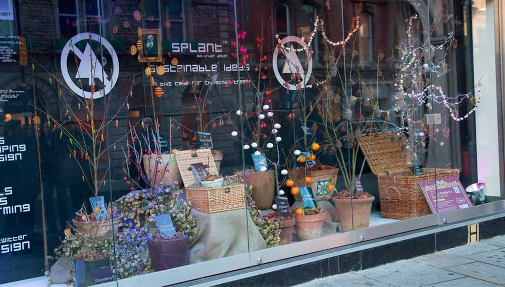 Χριστουγεννιάτικη Διακόσμηση Βιτρίνας