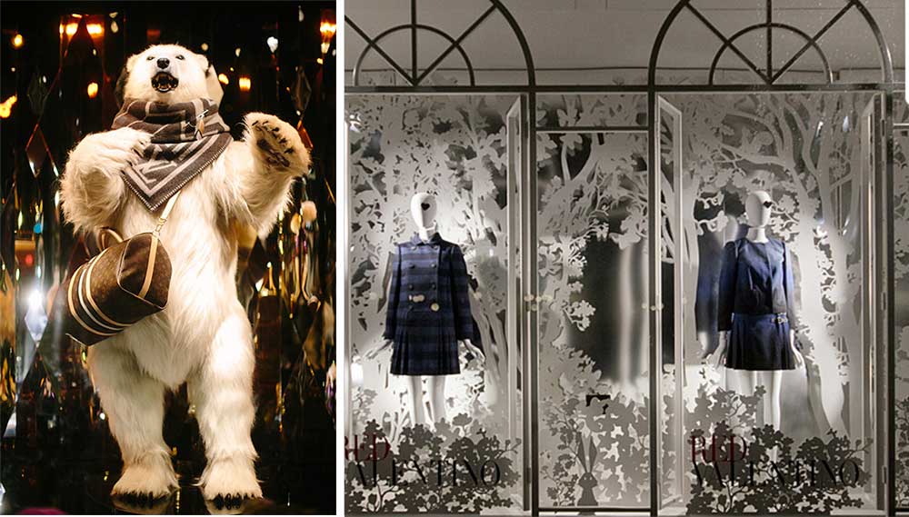 Χριστουγεννιάτικη Διακόσμηση Βιτρίνας