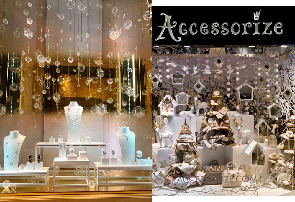 Χριστούγεννα Διακόσμηση Βιτρίνας