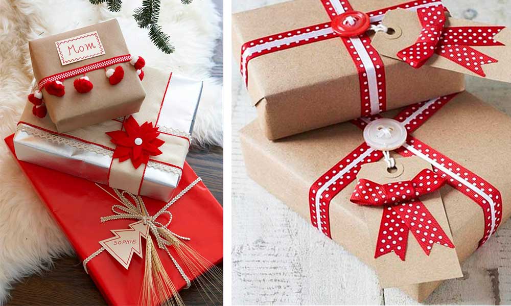 Δημιουργικές ιδέες να Τυλίξεις τα Χριστουγεννιάτικα Δώρα