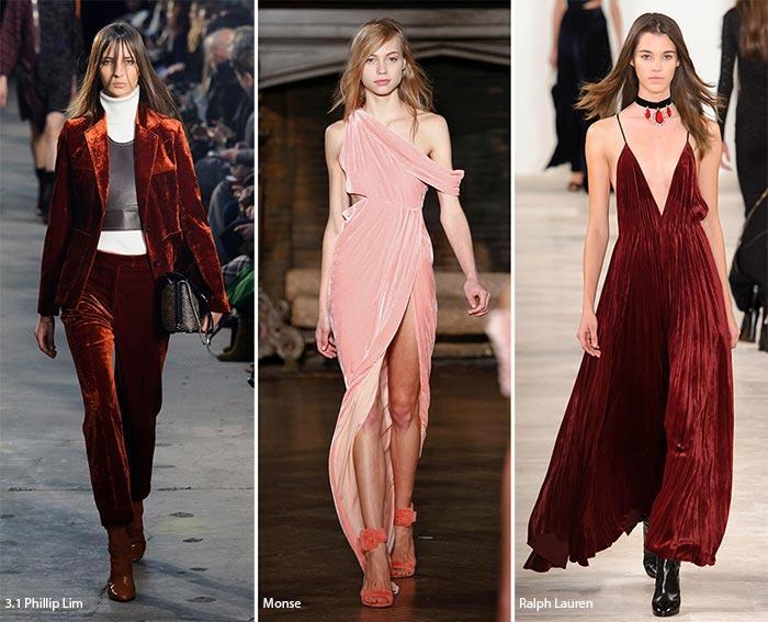 Πως Φορέθηκε το Βελούδο στα Runways - Χειμώνας 2017