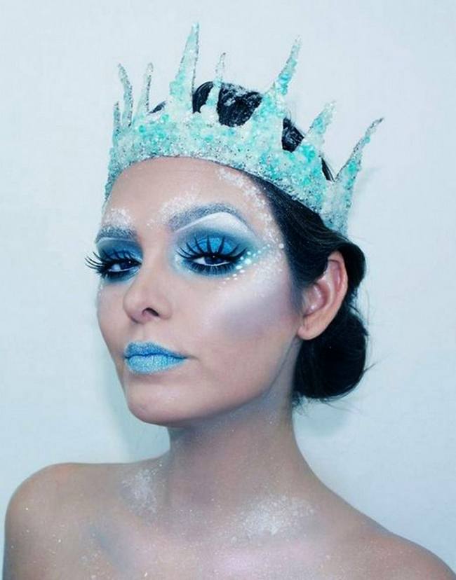 Snow-Queen-Halloween-Makeup