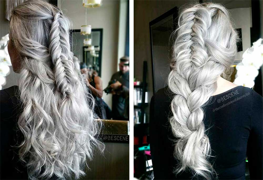 Γκρι Χρώματα Μαλλιών: όλες οι Αποχρώσεις