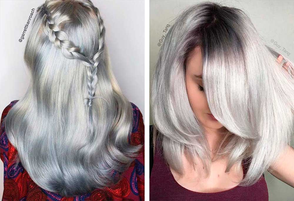 Γκρι Χρώματα Μαλλιών: όλες οι Αποχρώσεις