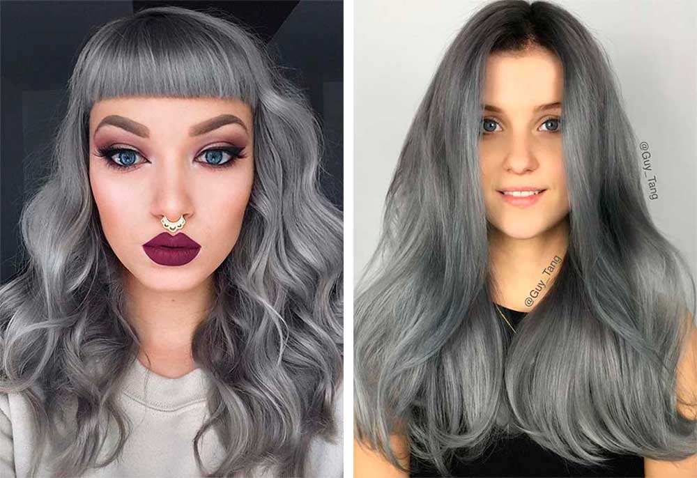 Γκρι Χρώματα Μαλλιών: όλες οι Αποχρώσεις