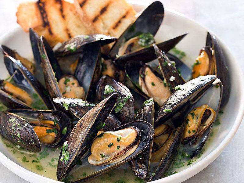 μύδια αχνιστα