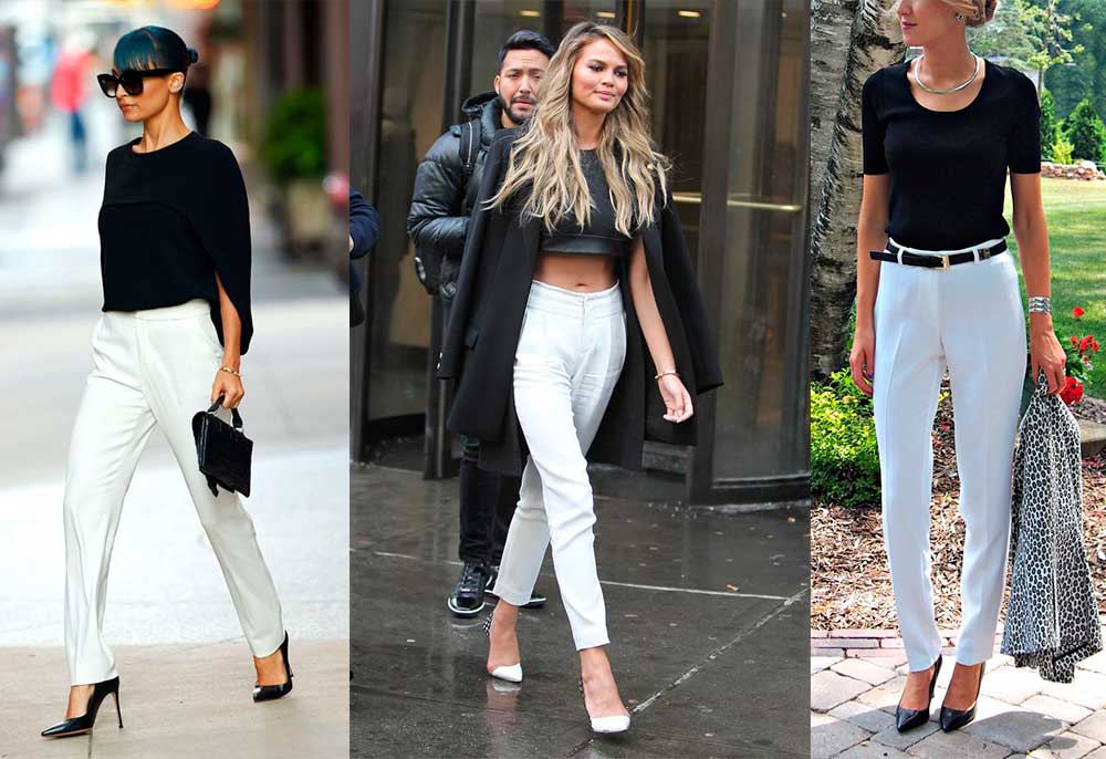 Πως να Φορέσω άσπρο Παντελόνι όλες τις Εποχές - womanoclock