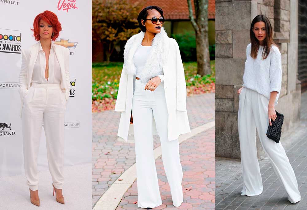 Total white outfits