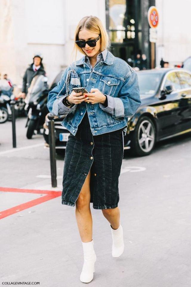 20 Street styles για να Φορέσεις το Denim Jacket σου την Άνοιξη