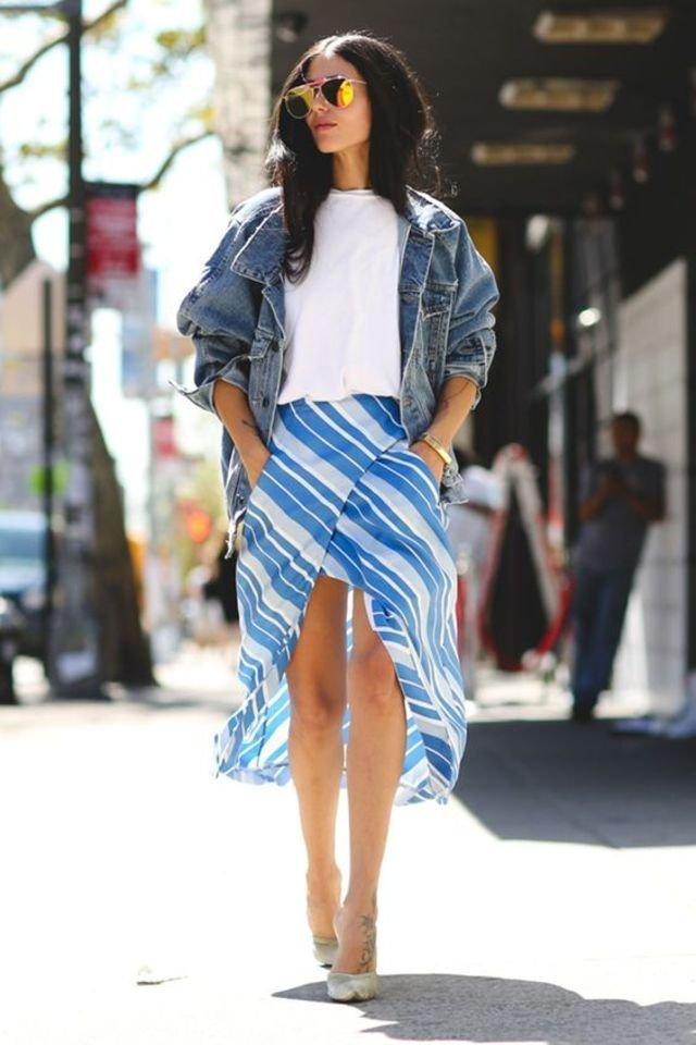 20 Street styles για να Φορέσεις το Denim Jacket σου την Άνοιξη