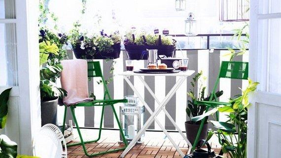 Διακόσμηση μικρού Μπαλκονιού