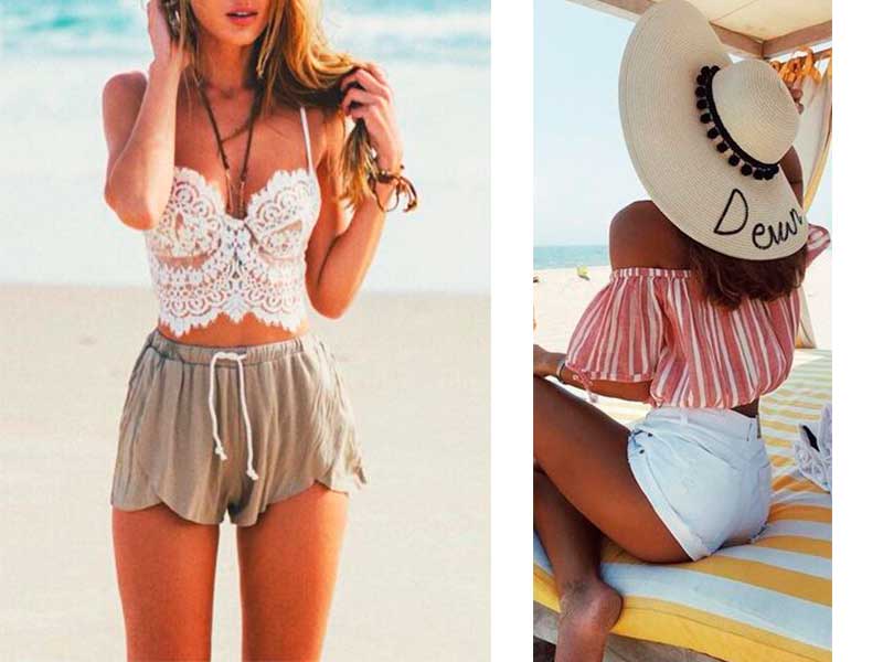 15 Outfits με Σορτς για την Παραλία