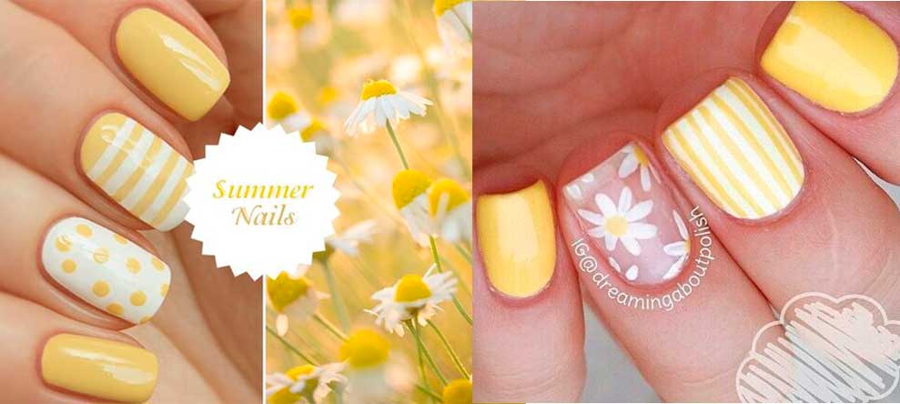 Μοναδικά Σχέδια Νυχιών με Κίτρινο Χρώμα