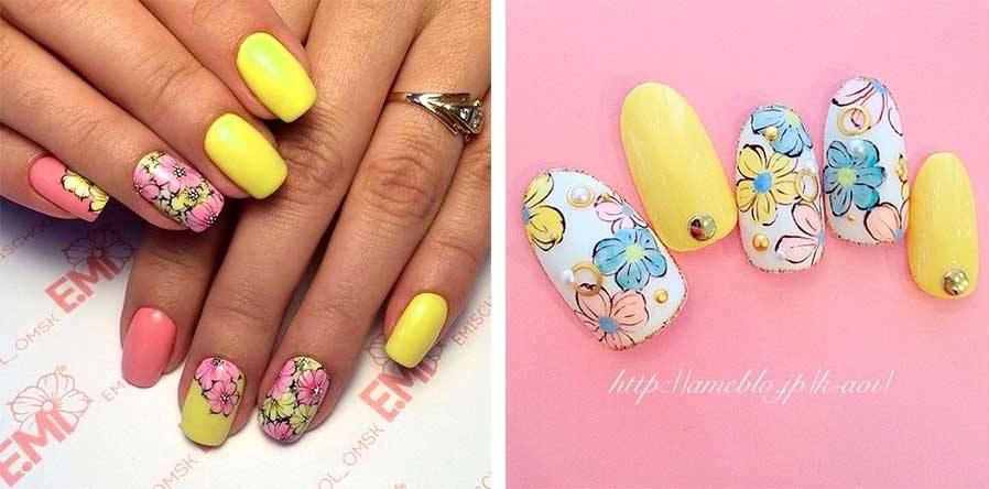Μοναδικά Σχέδια Νυχιών με Κίτρινο Χρώμα