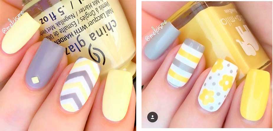 Μοναδικά Σχέδια Νυχιών με Κίτρινο Χρώμα