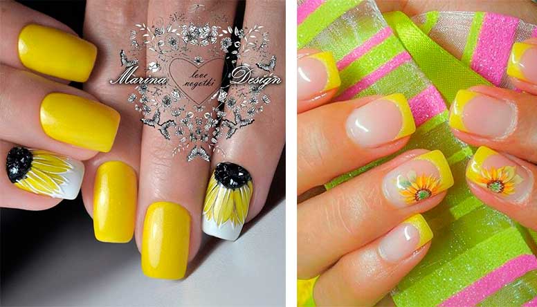 Μοναδικά Σχέδια Νυχιών με Κίτρινο Χρώμα