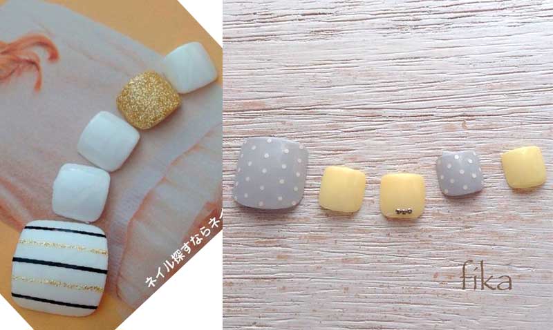 σχέδια πεντικιούρ 2017