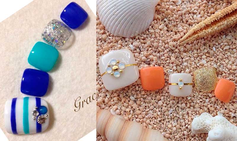 σχέδια πεντικιούρ 2017