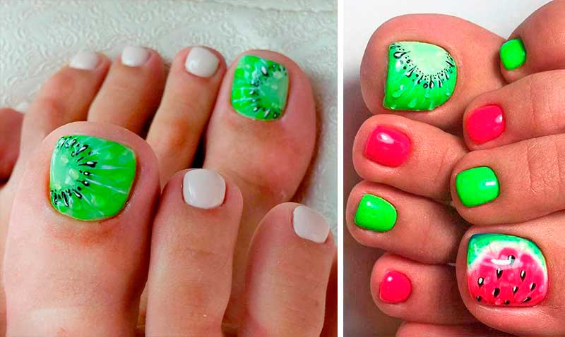 Φρουτώδη Πεντικιούρ 2017