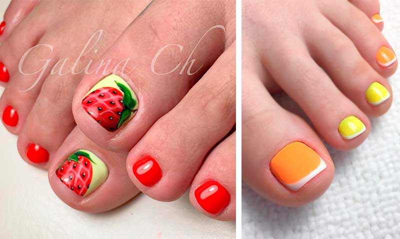 Φρουτώδη Πεντικιούρ 2017