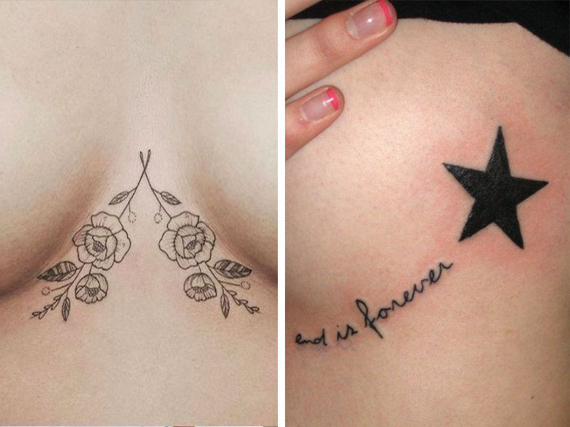 τατουάζ κάτω από το στήθος