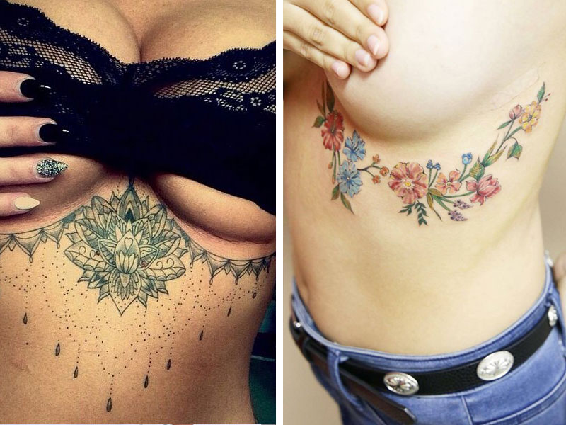 τατουάζ κάτω από το στήθος