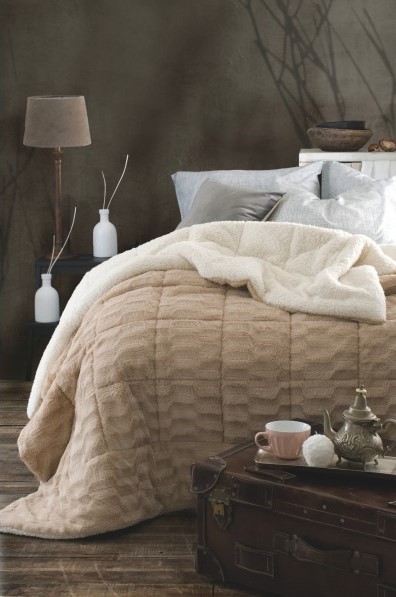 Κουβέρτα Υ/Δ γούνινη PHOENIX, RYTHMOS HOME