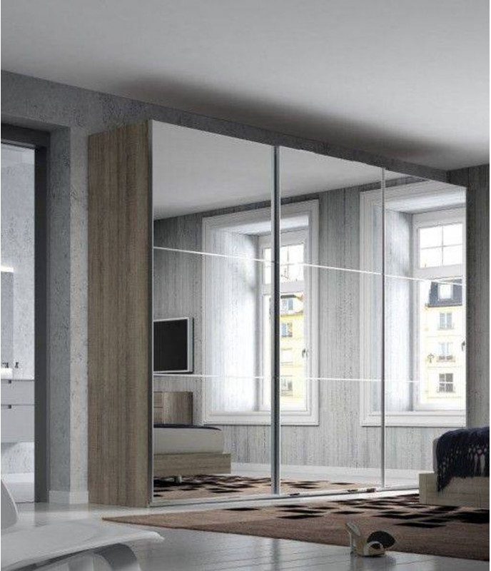 Συρόμενη Ντουλάπα με καθρέπτες Νο 068