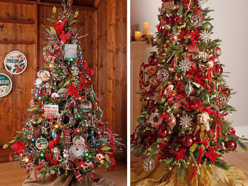 Χριστουγεννιάτικα δέντρα στολισμένα 2018