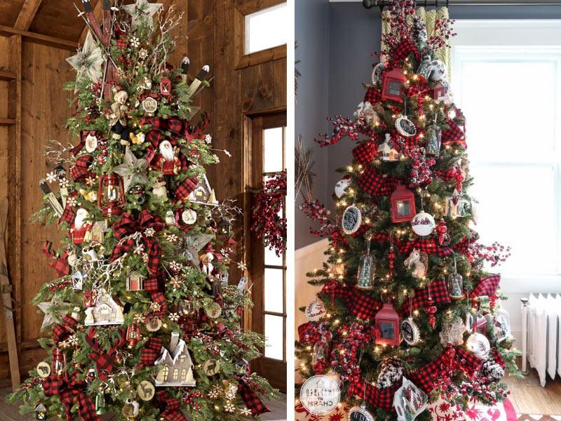 Χριστουγεννιάτικα δέντρα στολισμένα 2018